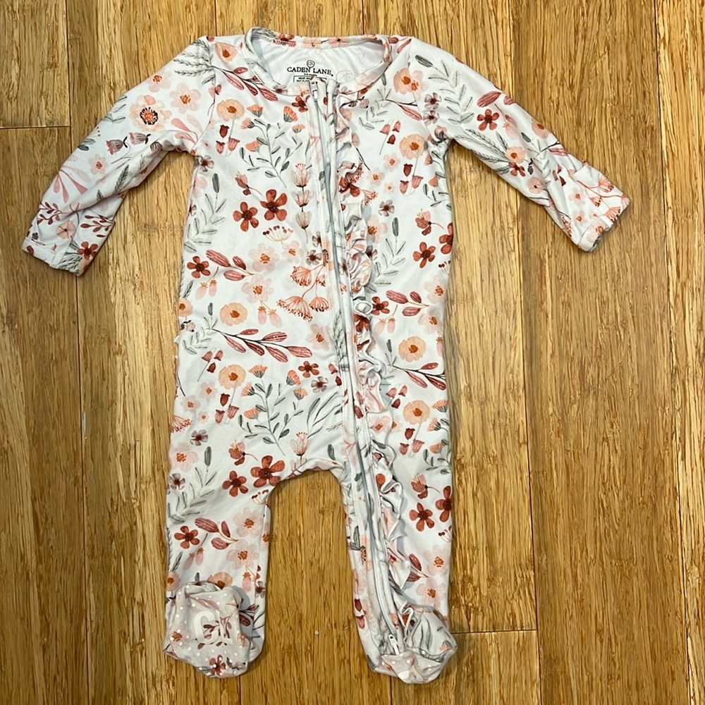 Caden Lane Ruffled Footie